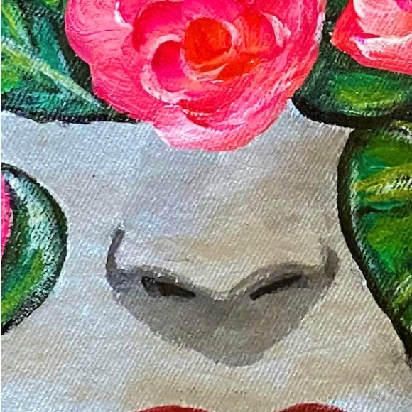 Frida Kahlo Hand Painted Denim Jacket - Picture 8 of 10